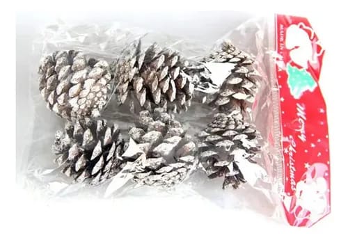 918258 ENFEITE PINHA 4CM C/6