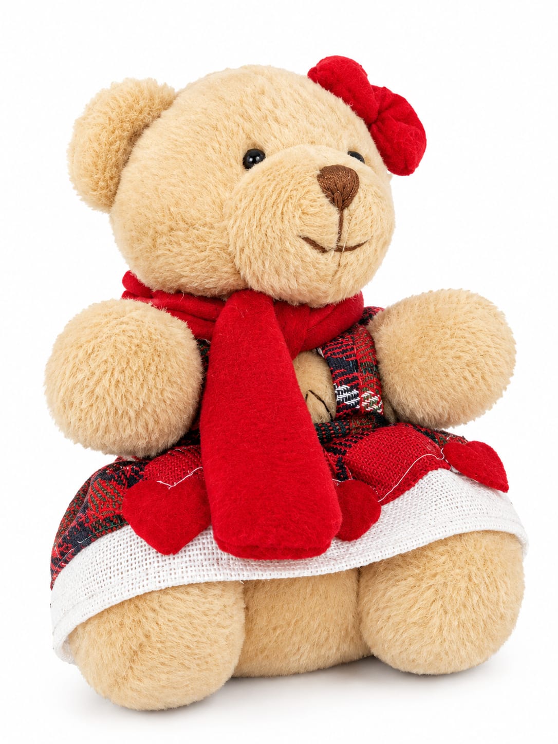 30596 ENFEITE ARV. URSO TECIDO 10CM 