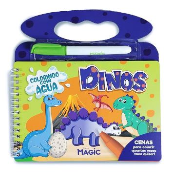 81470 AQUABOOK COLORINDO COM AGUA DINOS