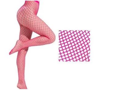 Q25695 MEIA CALCA ARRASTAO NEON ROSA PINK