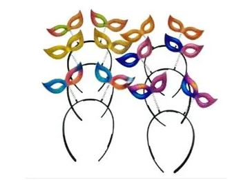 1441 TIARA MINI MASCARA CARNAVAL C/6