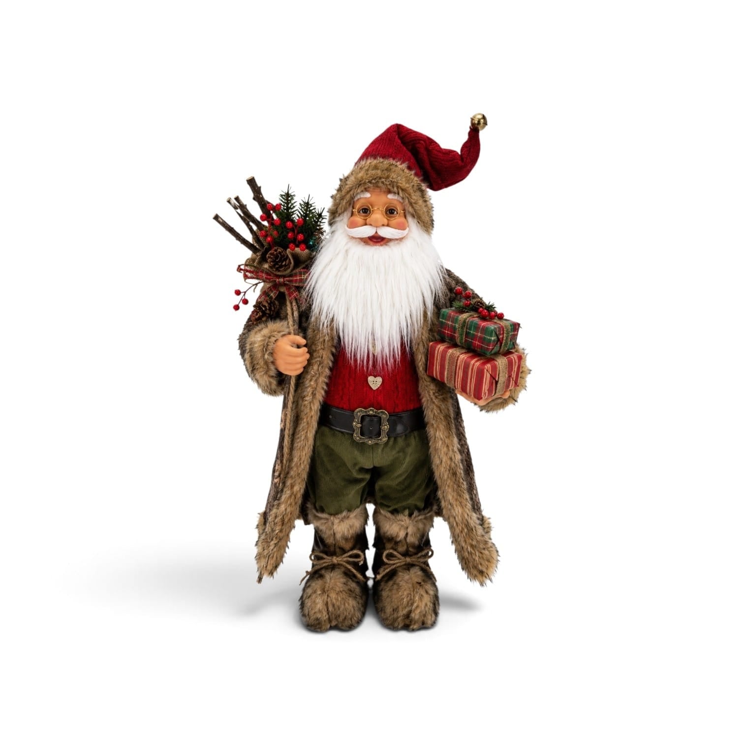 928124 BONECO PAPAI NOEL LUXO PRESENTES 60CM