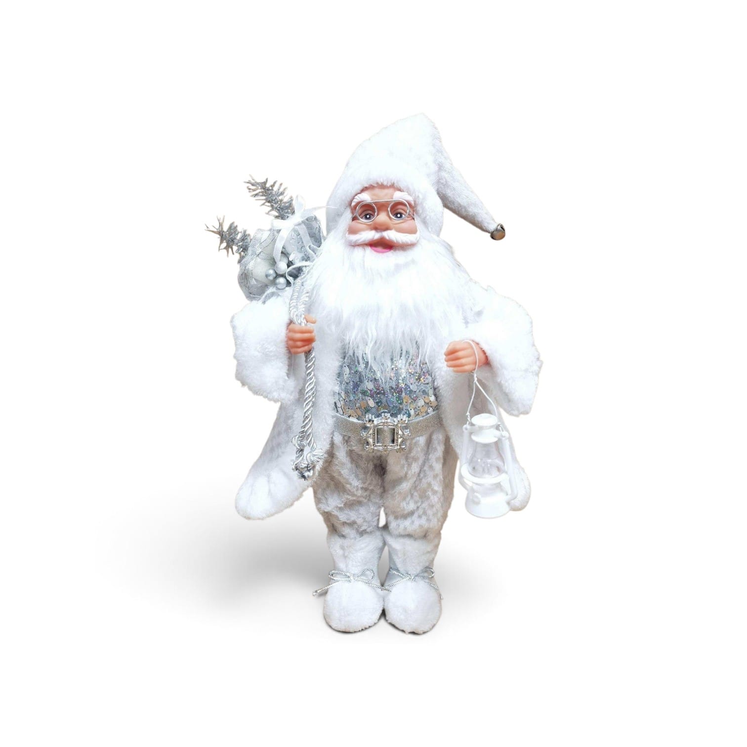 928135 BONECO PAPAI NOEL LUXO C/LUMINÁRIA 90CM