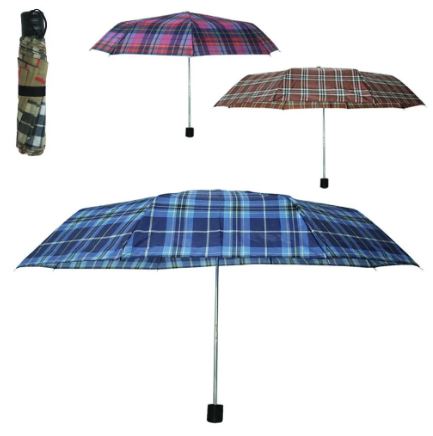 IS0002 GUARDA CHUVA BOLINHA DE POLIESTER ESTAMPADO 8 VARETAS