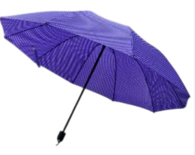 IS0036 GUARDA CHUVA BOLINHA ESTAMPADO MANUAL 10 VARETAS