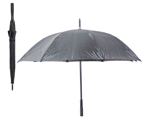 IS0035 GUARDA CHUVA PRETO AUTOMATICO 8 VARETAS