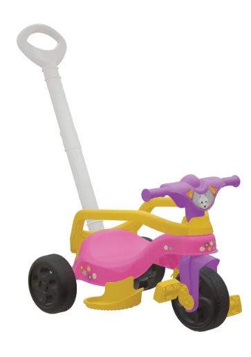 790354-1 TRICICLO ENCANTADO  C/ EMPURRADOR