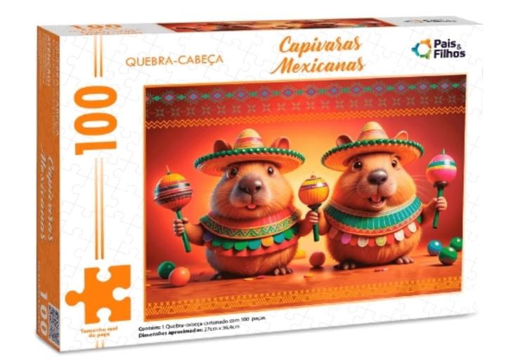 792989-1 Q CABECA 100PCS CAPIVARAS MEXICANAS