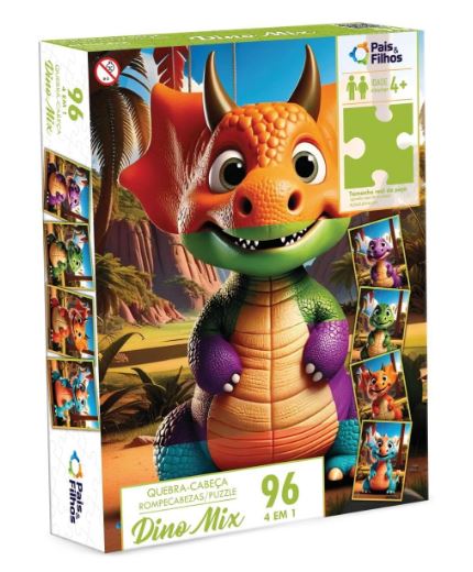 793016-1 Q CABECA DINO MIX 96 PCS