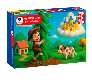 793978-1 Q CABECA JOAO E O PE DE FEIJAO 56 PCS 