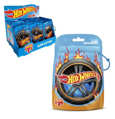 4089 GELELE SLIME CLIP BAG 180G HOT WHEELS