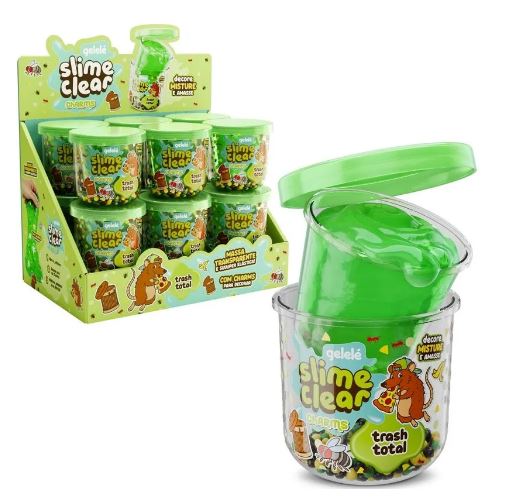 4112 SLIME CLEAR CHARMS 122G 4X12 TRASH TOTAL