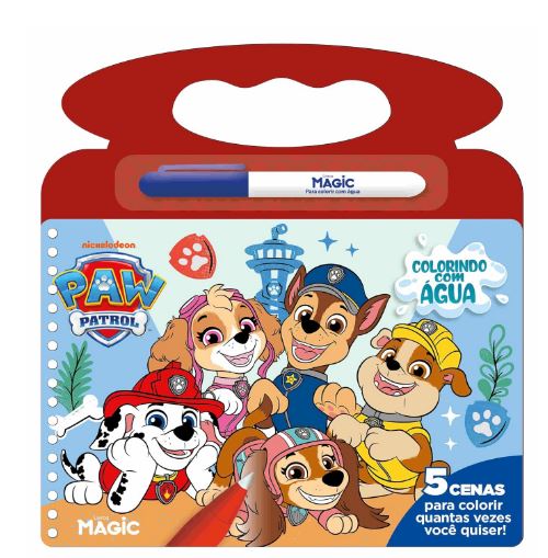 586406 LIVRO PATRULHA COLORINDO COM AGUA 
