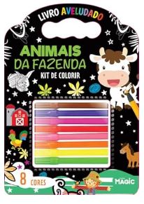 583795 KIT DE COLORIR - ANIMAIS FAZENDA