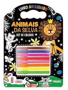 583788 KIT DE COLORIR - ANIMAIS DA SELVA