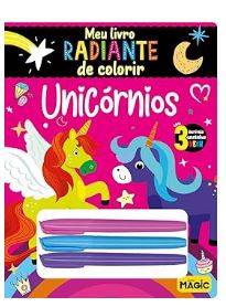 109625 UNICORNIOS MEU LIVRO RADIANTE DE COLORIR 