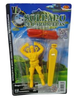 VB1488 BONECO SOLDADO DE PARAQUEDAS 9CM