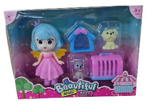 GK3290 BONECA E PETS CORES SORTIDAS 20CMX14CM