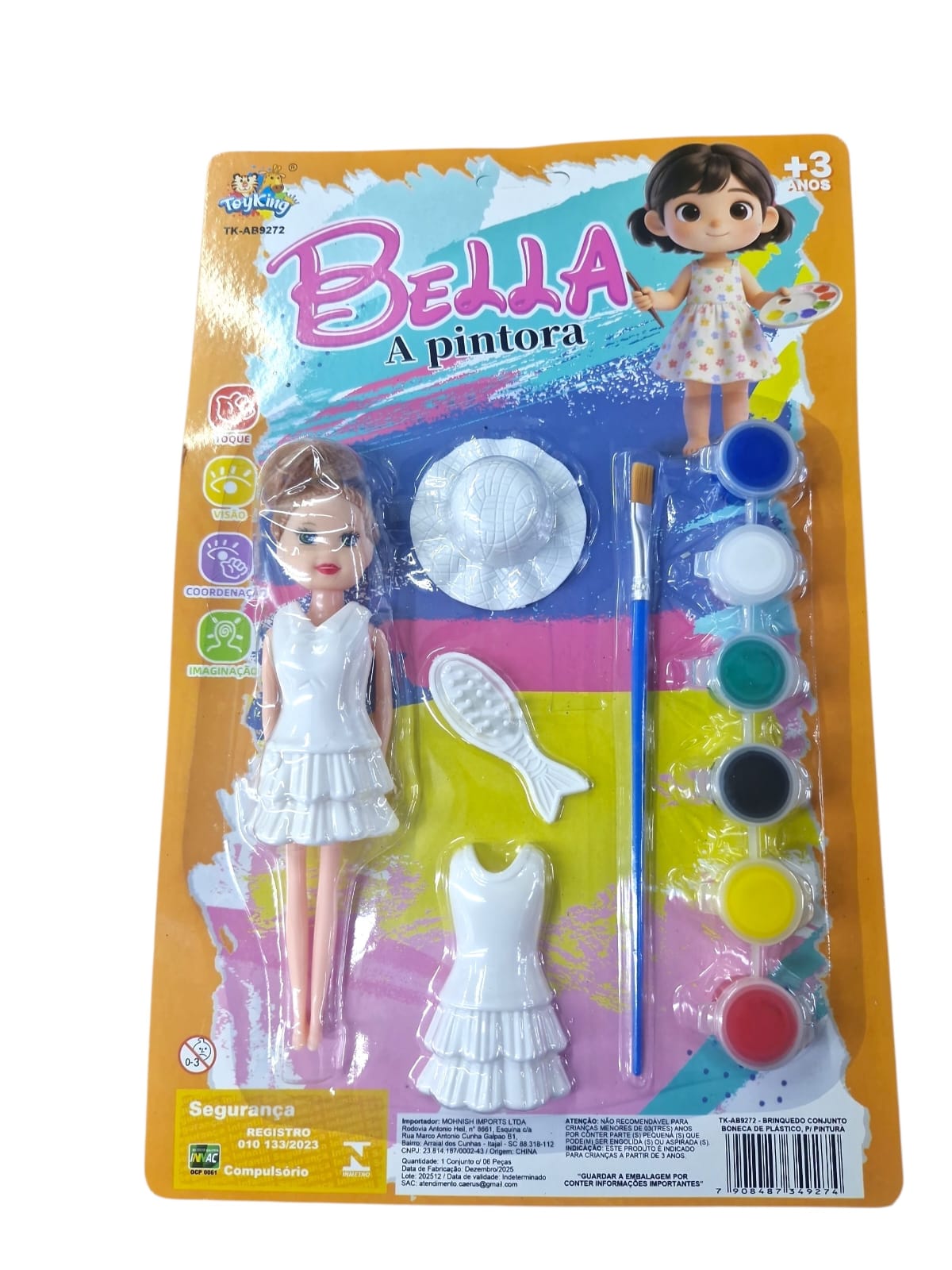 TK-AB9272 CONJUNTO BONECA PLASTICO