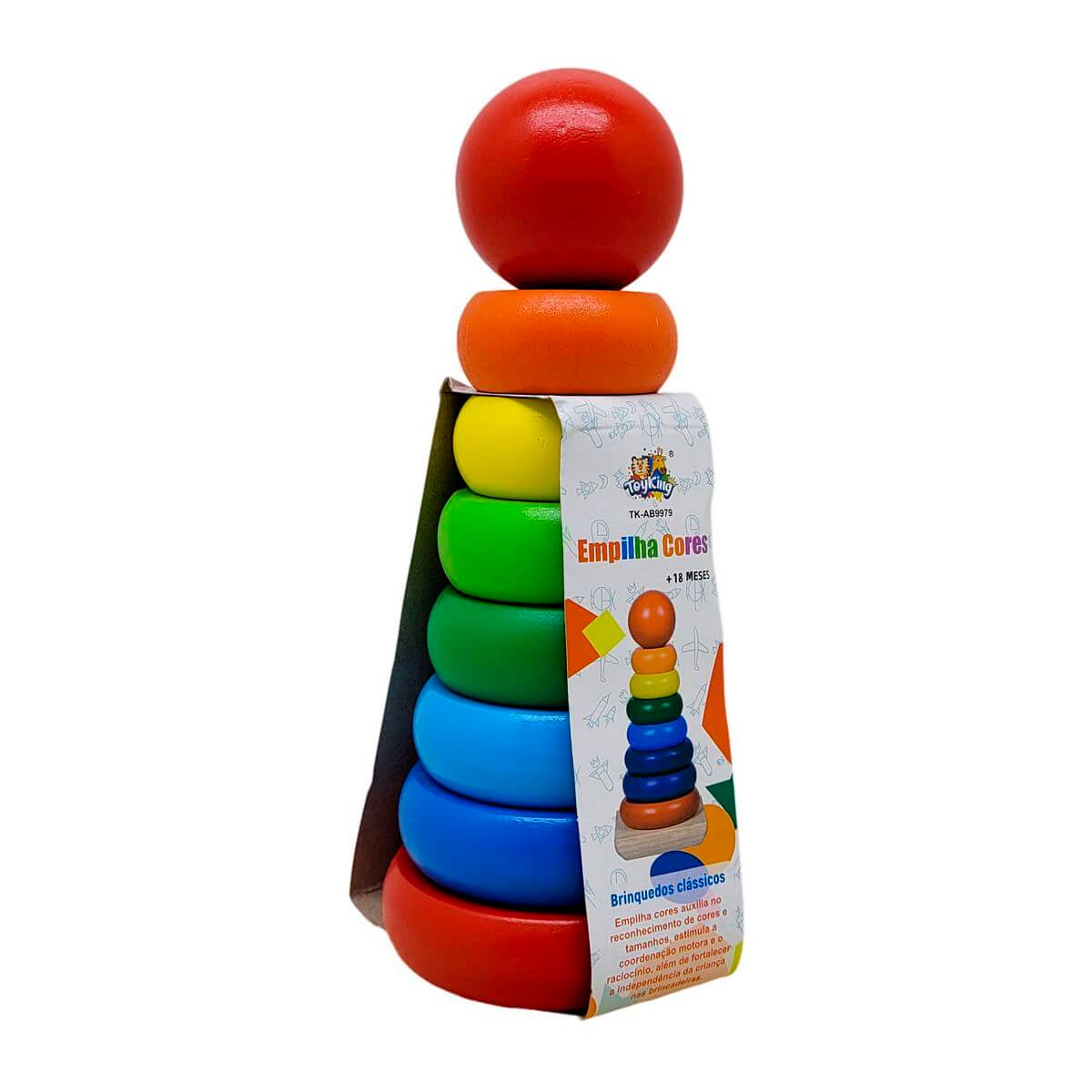 TK-AB9979 BRINQUEDO INTERATIVO DE EMPILHAR