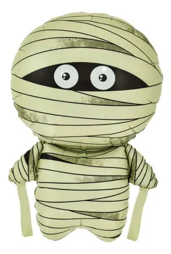 PF10513 BALAO METALIZADO HALLOWEEN MUMIA 48X75 C/01
