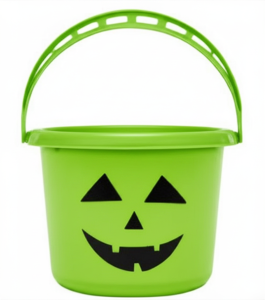 PF873VD BALDE DECORATIVA ABOBORA 17,5X14CM C/01- VERDE