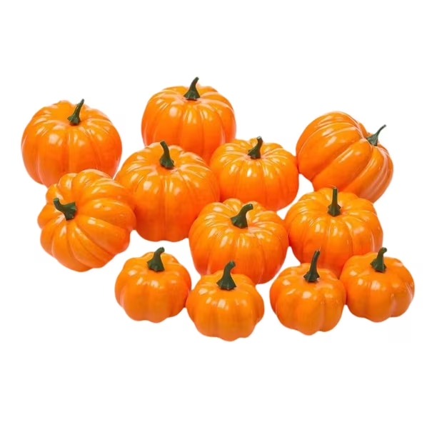PF45823LR4 ABOBORA ARTIFICIAL 4,5CM C/12 - LARANJA