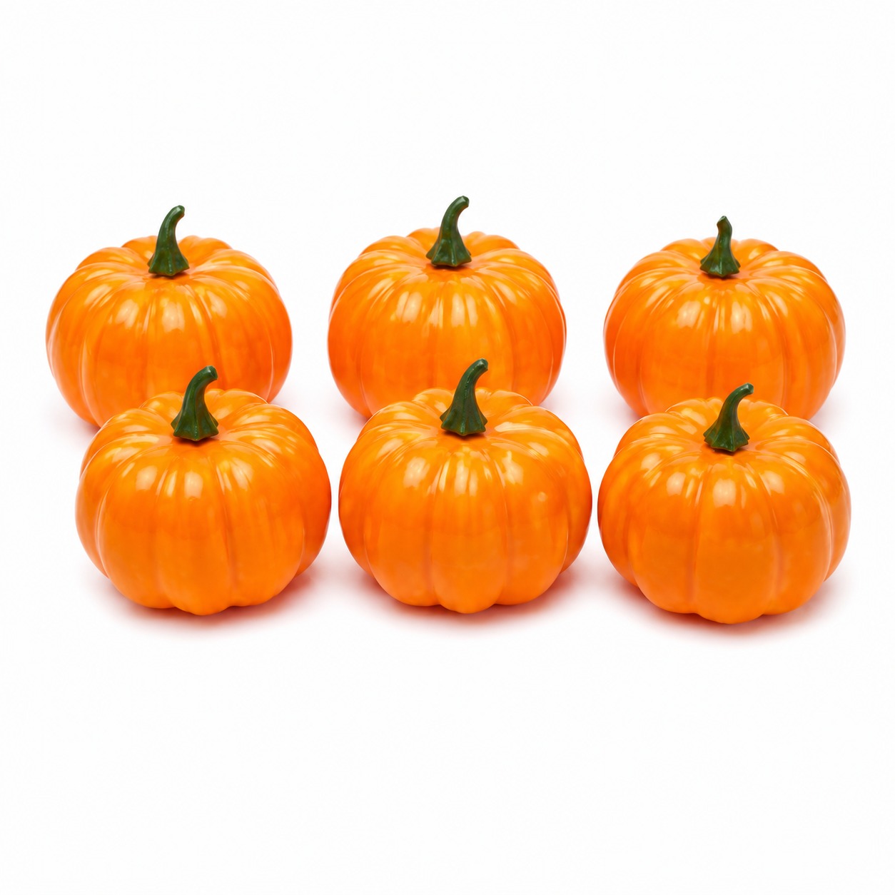 PF45823LR6 ABOBORA ARTIFICIAL 6CM C/6 - LARANJA