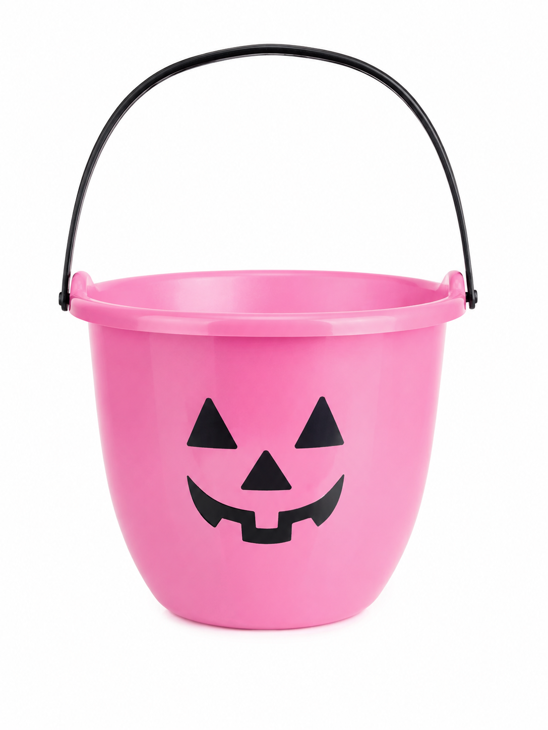 PF45214RC BALDE PLASTICO HALLOWEEN 20X15CM C/01 ROSA CLARO