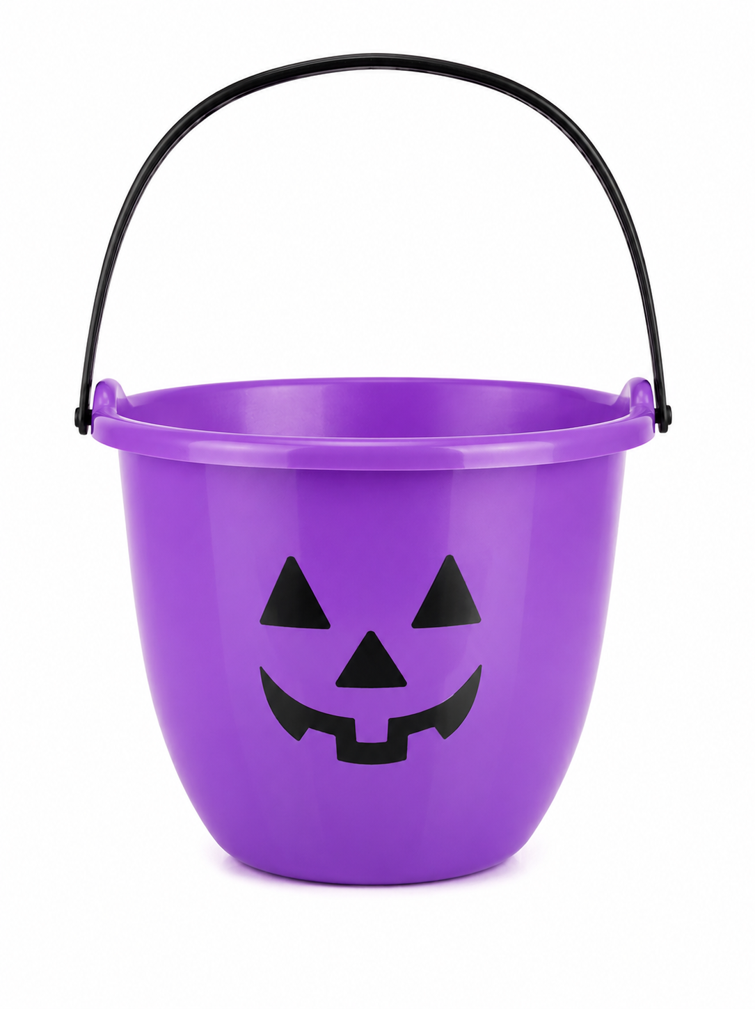 PF45214RX BALDE PLASTICO HALLOWEEN 20X15CM C/01 ROXO
