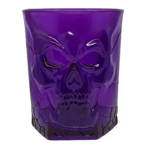 PF45586RX COPO DE ESQUELETO MACABRO 8.5X10CM - ROXO