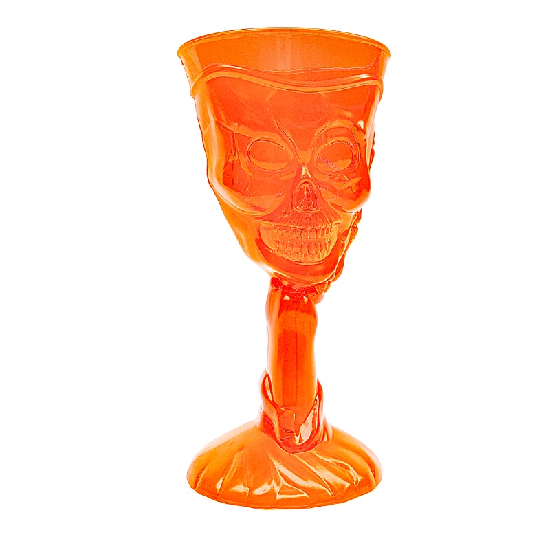 PF502LR TACA CAVEIRA HALLOWEEN C/01- LARANJA