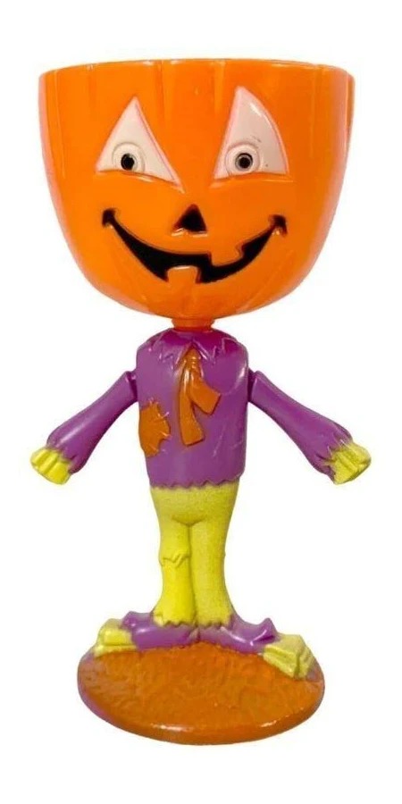 PF45187LR TACA PLASTICO HALLOWEEN-LARANJA