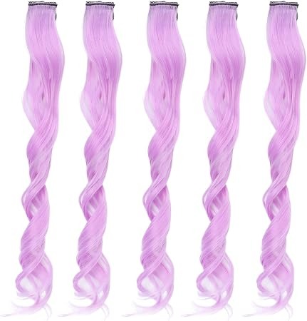 PF75017LL MECHA PARA CABELO CACHEADA 45CM- LILAS