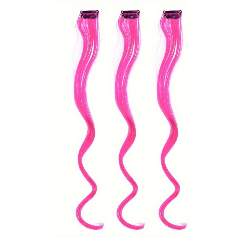 PF75017PK MECHA PARA CABELO CACHEADA 45CM- PINK