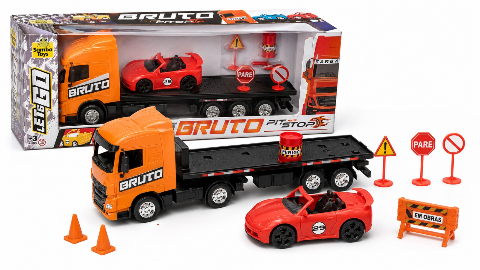 0714 BRUTO TRUCK PIT STOP 14 X 33 X 9CM