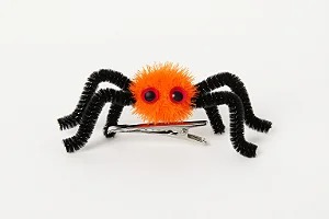 F288 ACESSORIO CABELO MALUCO- PRESILHA ARANHA PELUDA