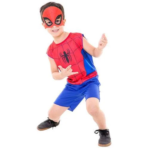 7492 FANTASIA HOMEM ARANHA POP TAM G LICENCIADO