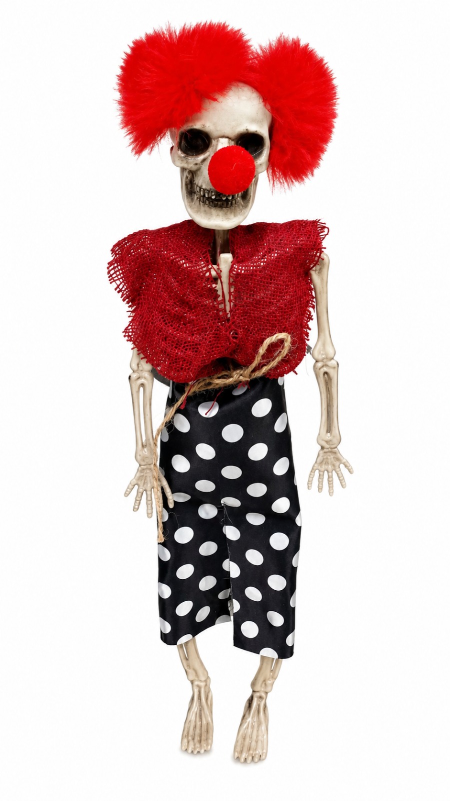 14945 BONECO ENFEITE PALHAÇO HALLOWEEN 40X12CM