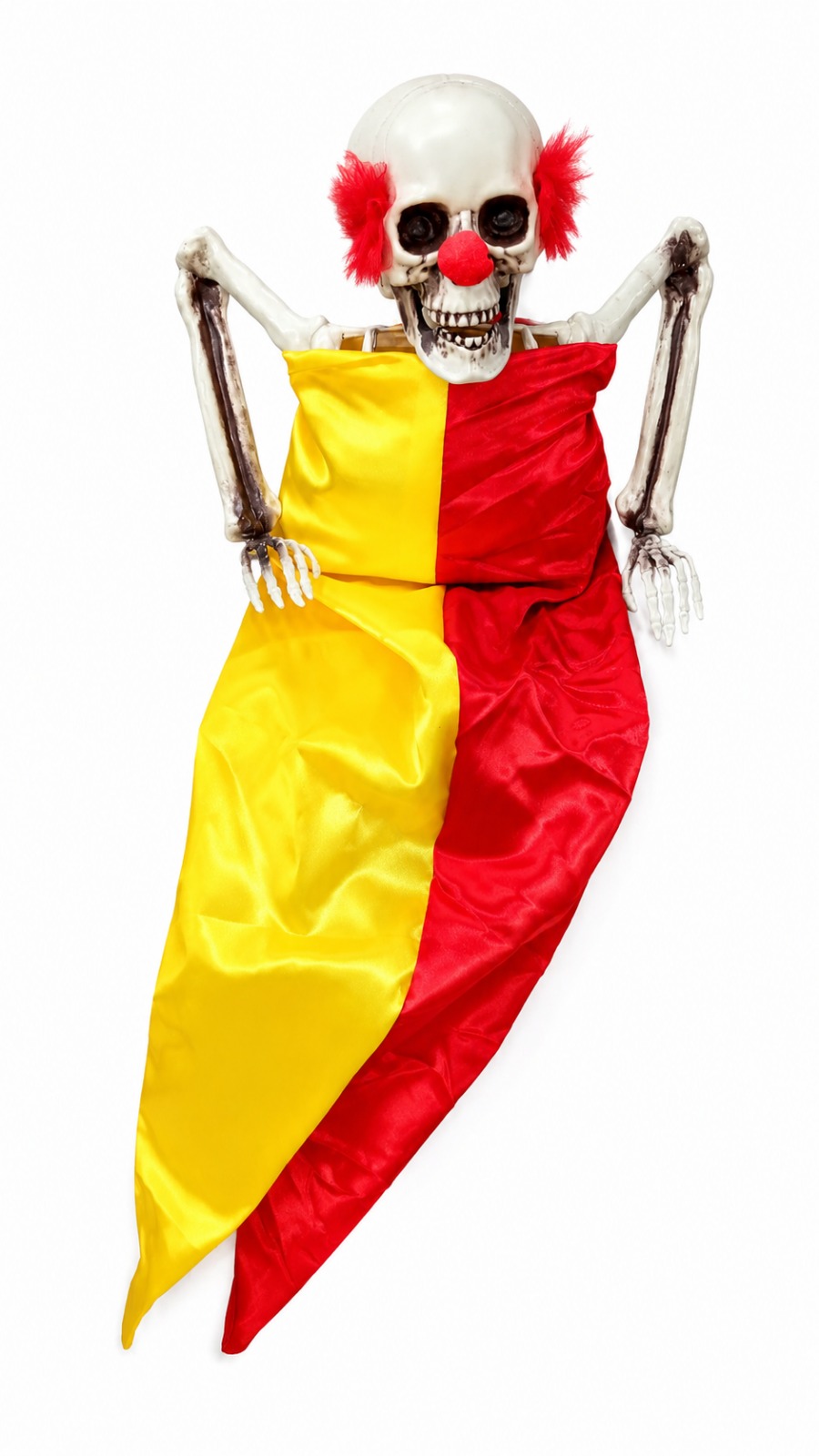 14951 BONECO ENFEITE PALHAÇO HALLOWEEN 24X20CM