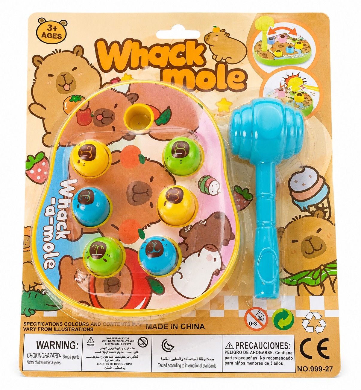 GK3663 BRINQUEDO BATE BATE CAPIVARA