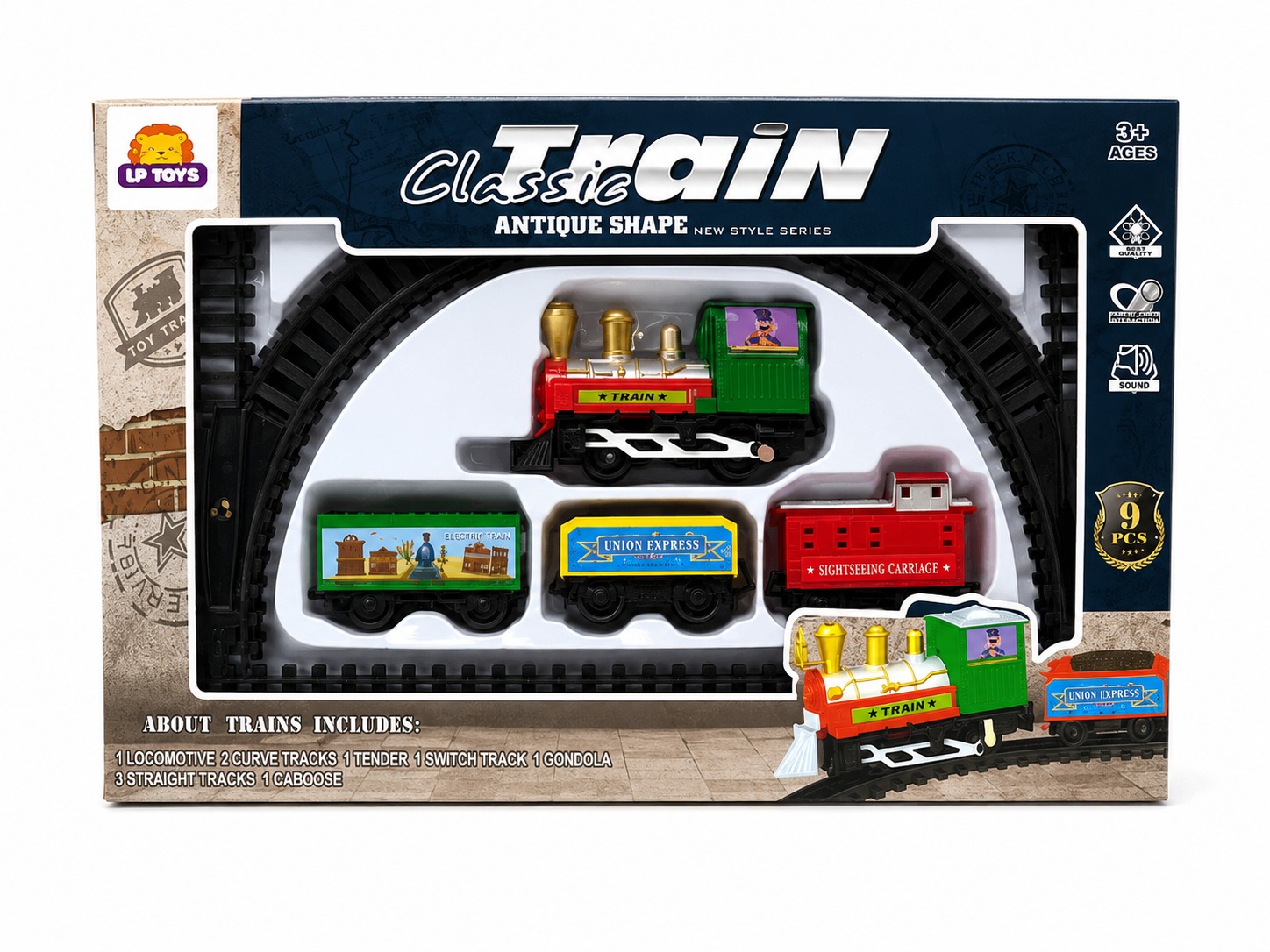 6310 TREM PRIME C/9 PEÇAS A PILHA 183CM