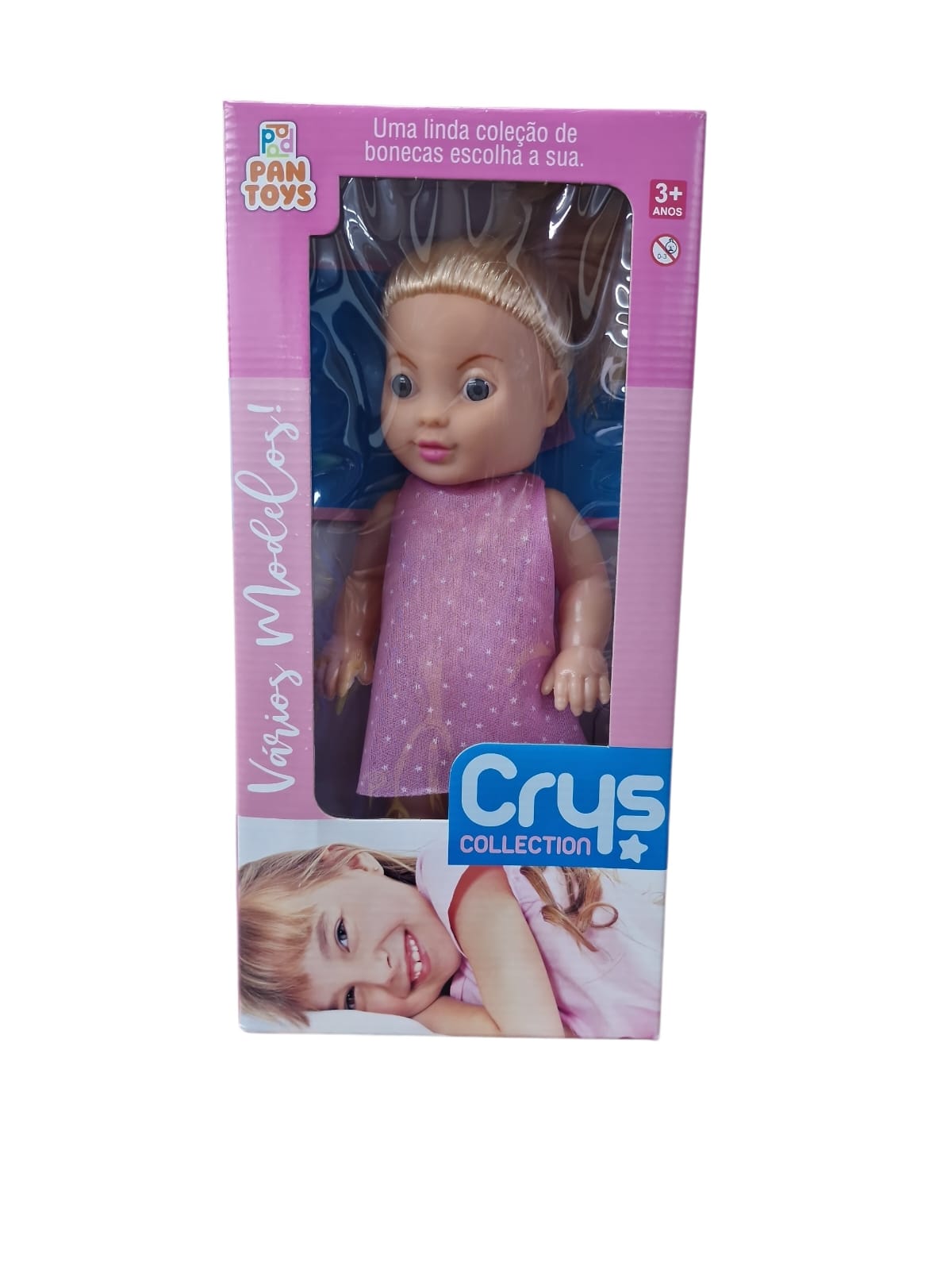 72 BONECA CRYS COLLECTON C/CABELO