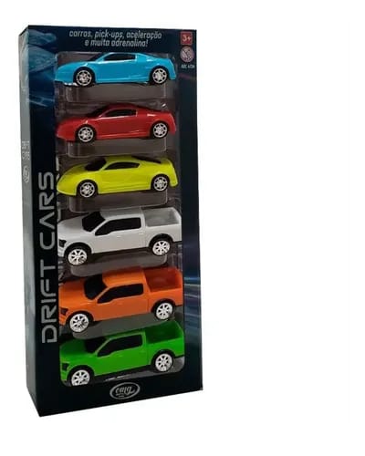 4734 DRIFT CARS KIT CARRINHO C/06