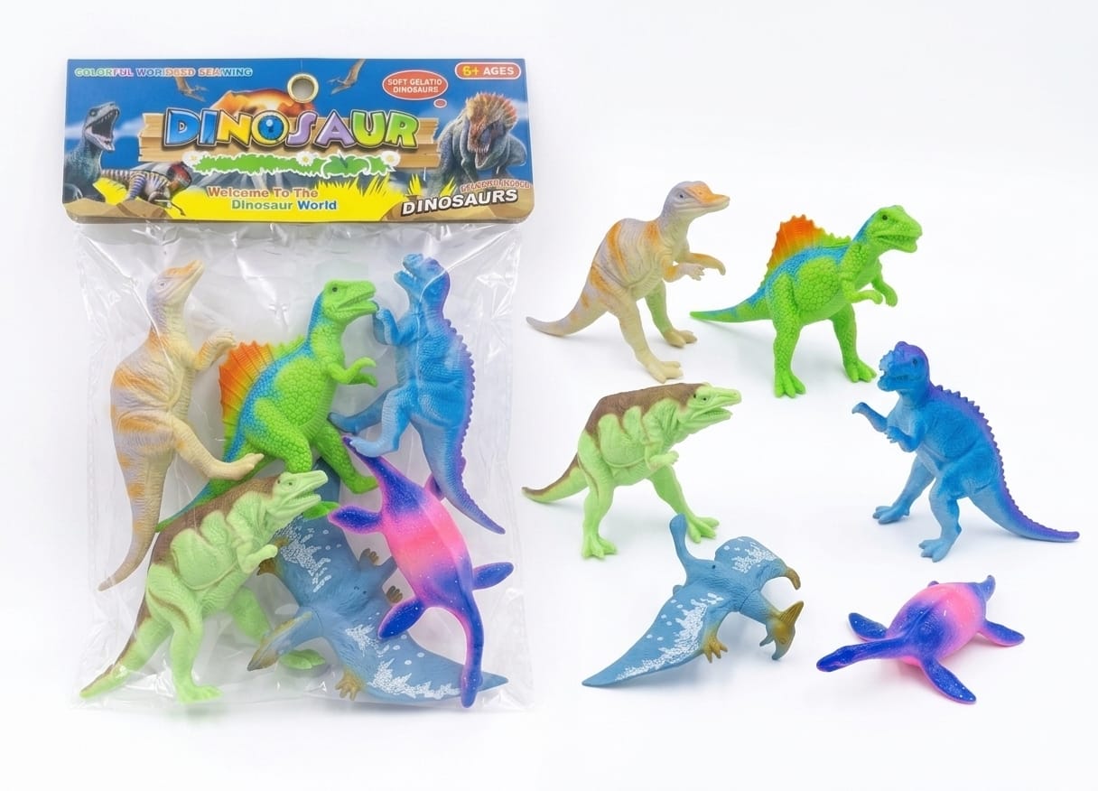 IPCP283136 CONJUNTO DE DINOSSAURO C/6