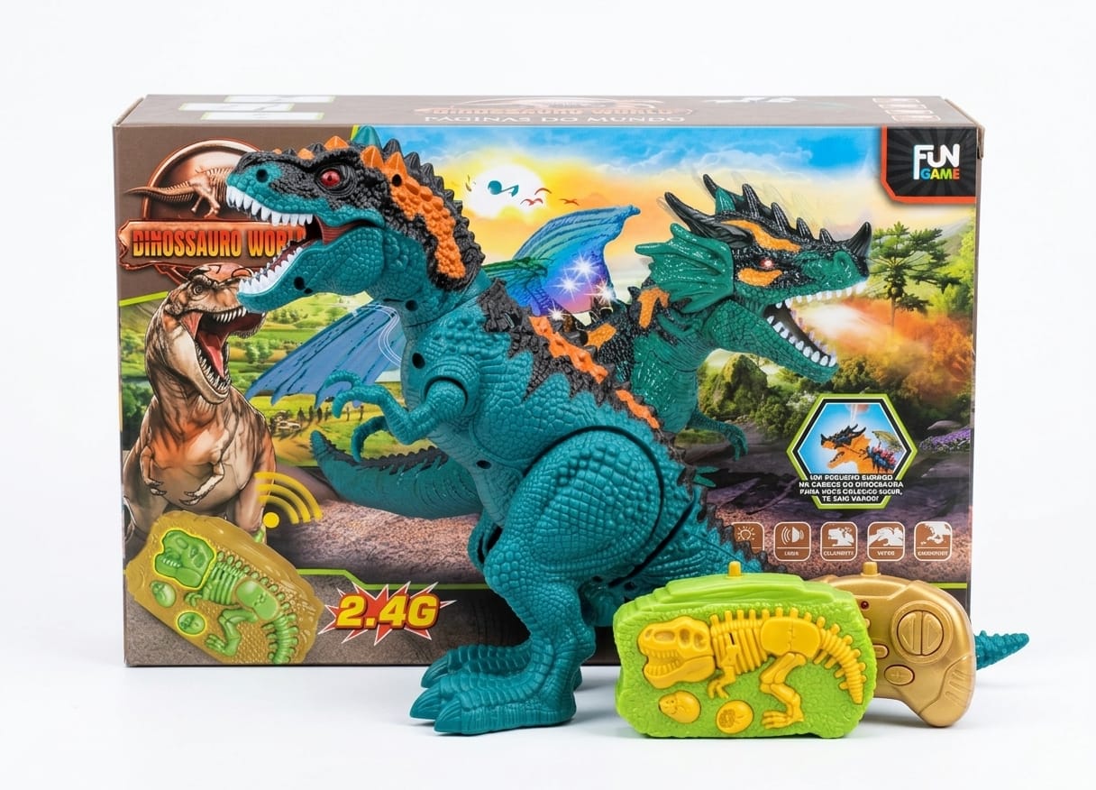 IPCP167546 BRINQUEDO DINOSSAURO CONTROLE REM