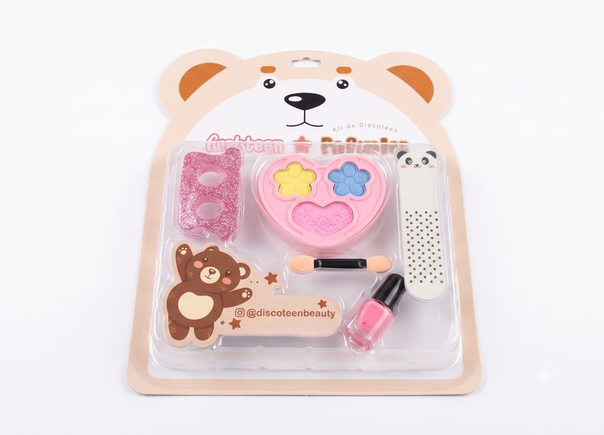 HB109493PB KIT MAQUIAGEM /MANICURE DISCOTEEN FOFINHA