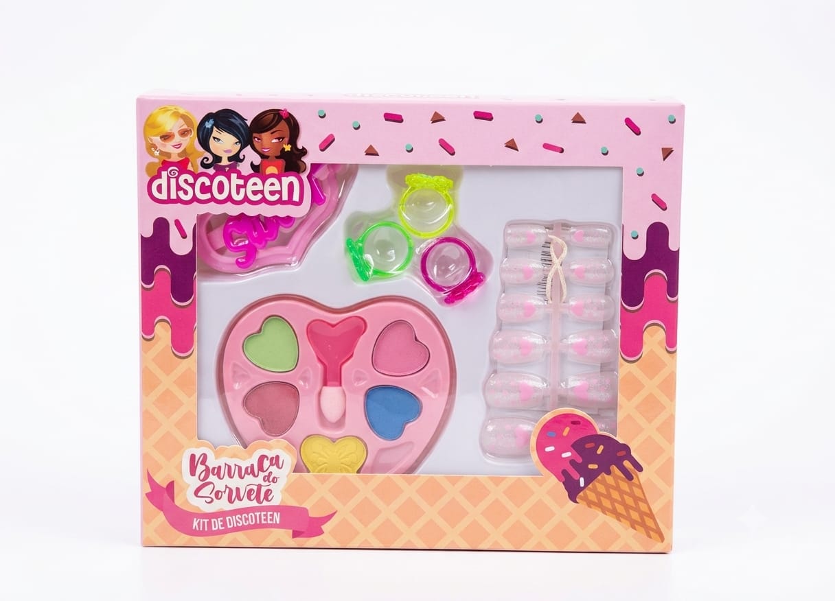 HB110149PB KIT  MAQUIAGEM /MANICURE BARRACA DE SORVETE