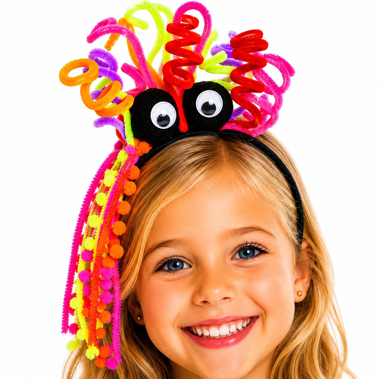 02910 TIARA CABELO MALUCO COLORIDO
