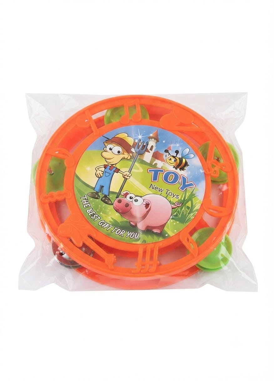 TK-AB0168 PANDEIRO MUSICAL DE PLASTICO 15X3X1CM